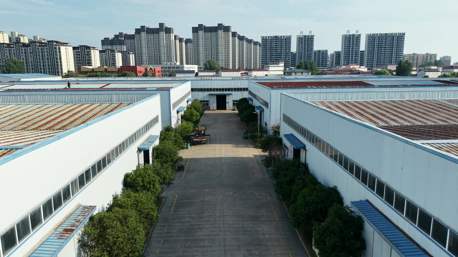 Hengxing Mesh Factory Aerial View